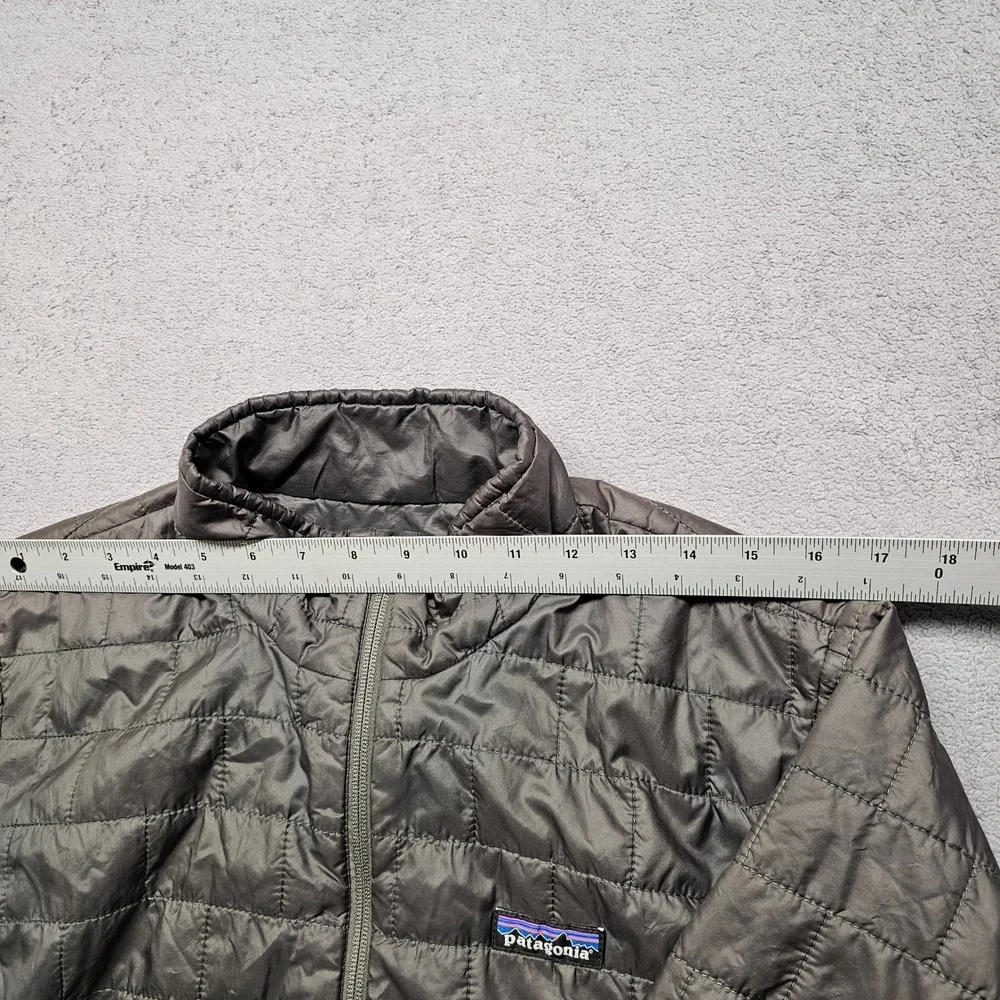 Patagonia Mens Nano Puff Jacket Forge Grey 84212 FA18 PrimaLoft Puffer Size M